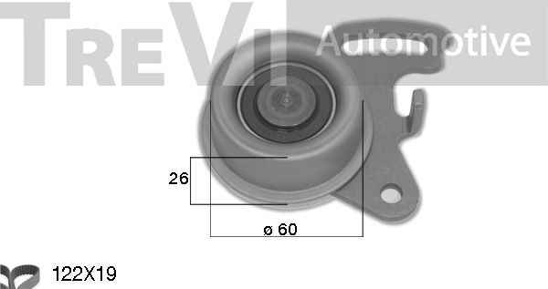 TREVI AUTOMOTIVE paskirstymo diržo komplektas KD1503